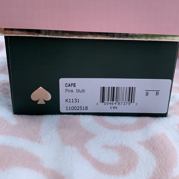 NWT! Kate Spade CAFE Pink and Burgundy Sandals. - Picture 8 of 9